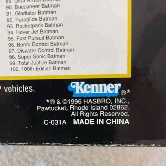 Limited 100th Edition Batman Figure Vintage 1996 - Picture 6 of 14